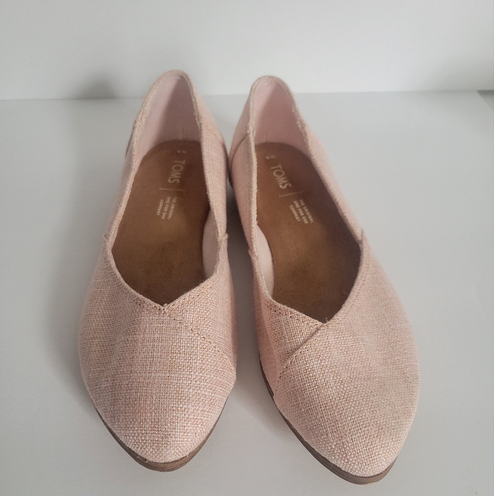 Toms Light Pink Women's Flats - Picture 3 of 6